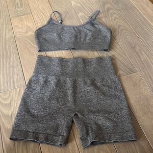 Gray workout set